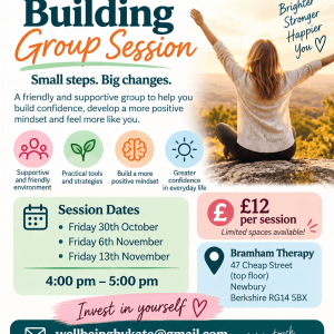 Confidence Building Group Session Flyer